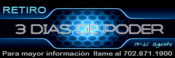 Retiro 3 Días de Poder 19-21 agosto del 2016