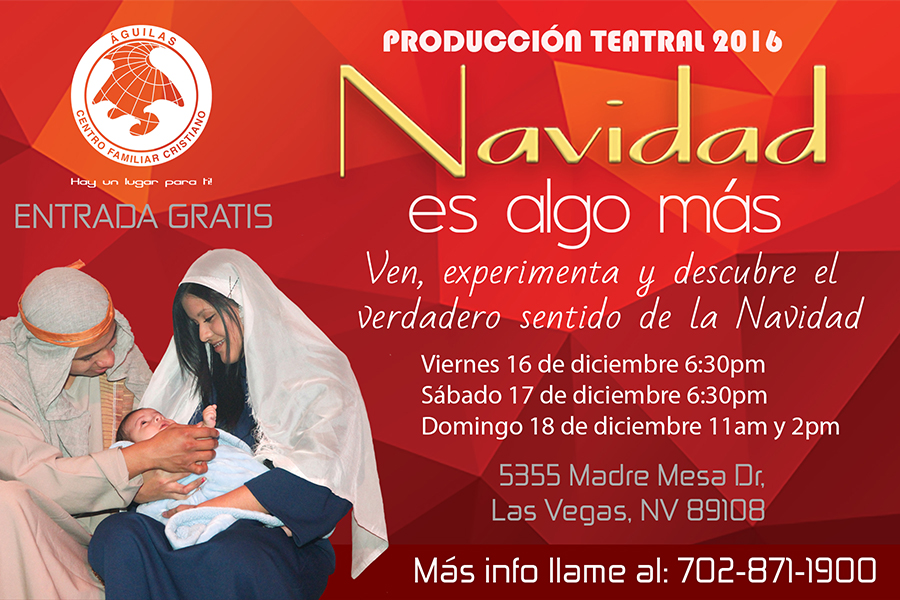 Producción Teatral Navidad es algo Más en Águilas CFC